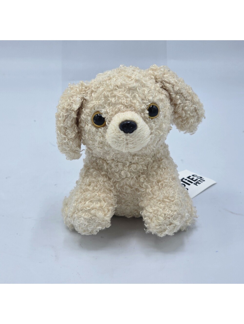 Russ Petooties Pets Bichon Frise Puppy Dog 5" Cream Curly Plush Kellytoy